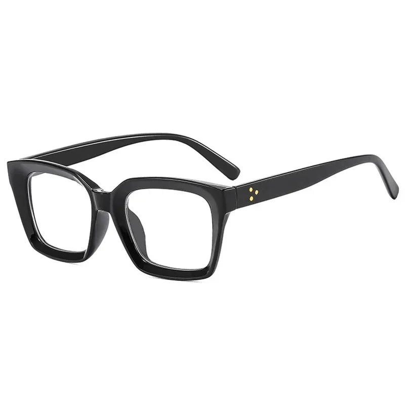 Square Frame Street Korean Version Trendy Flat Glasses - Viexta