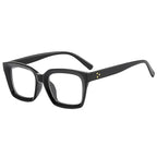 Square Frame Street Korean Version Trendy Flat Glasses - Viexta