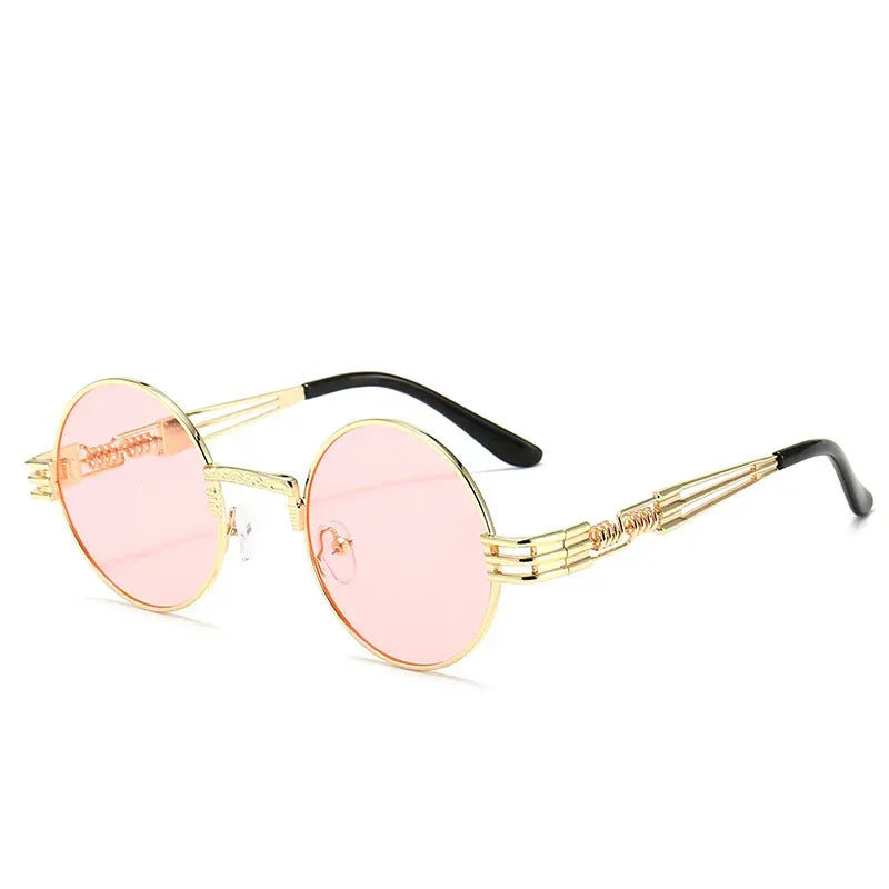steampunk-round-frame-travel-sunglasses - Viexta