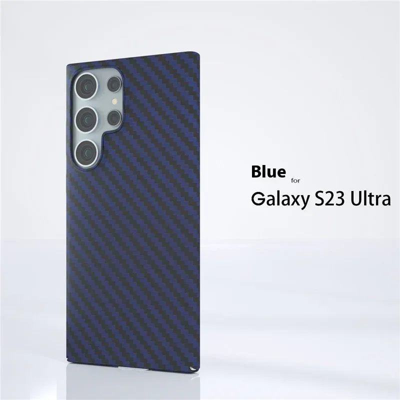 Carbon Fiber Hard Shell Samsung S Series Phone Case - Viexta
