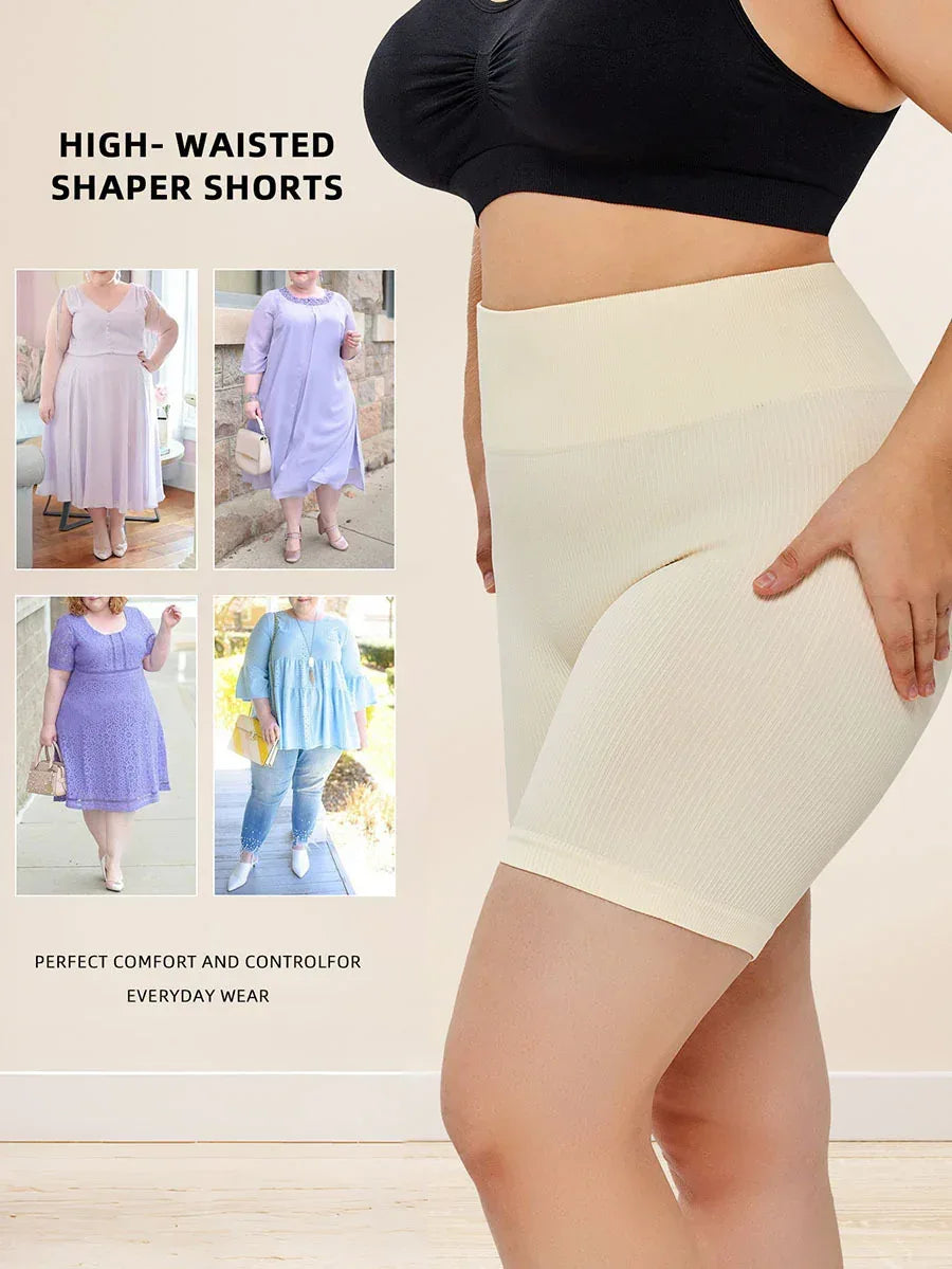 High Waisted Body Shaper Thigh Slimmer Butt Lifting Shapewear For Women - Viexta