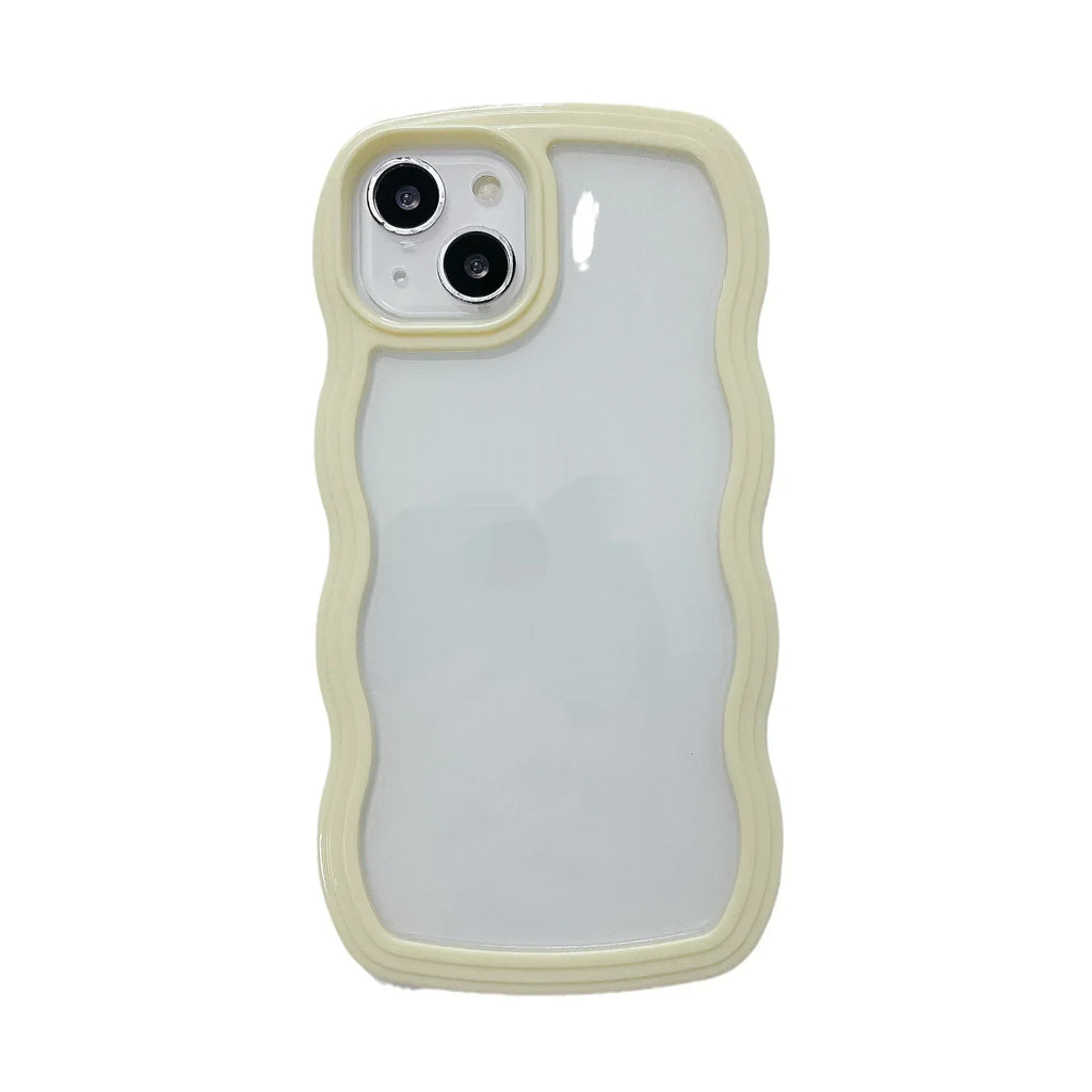 Candy-colored Border Two-in-one Wave iPhone Case - Viexta