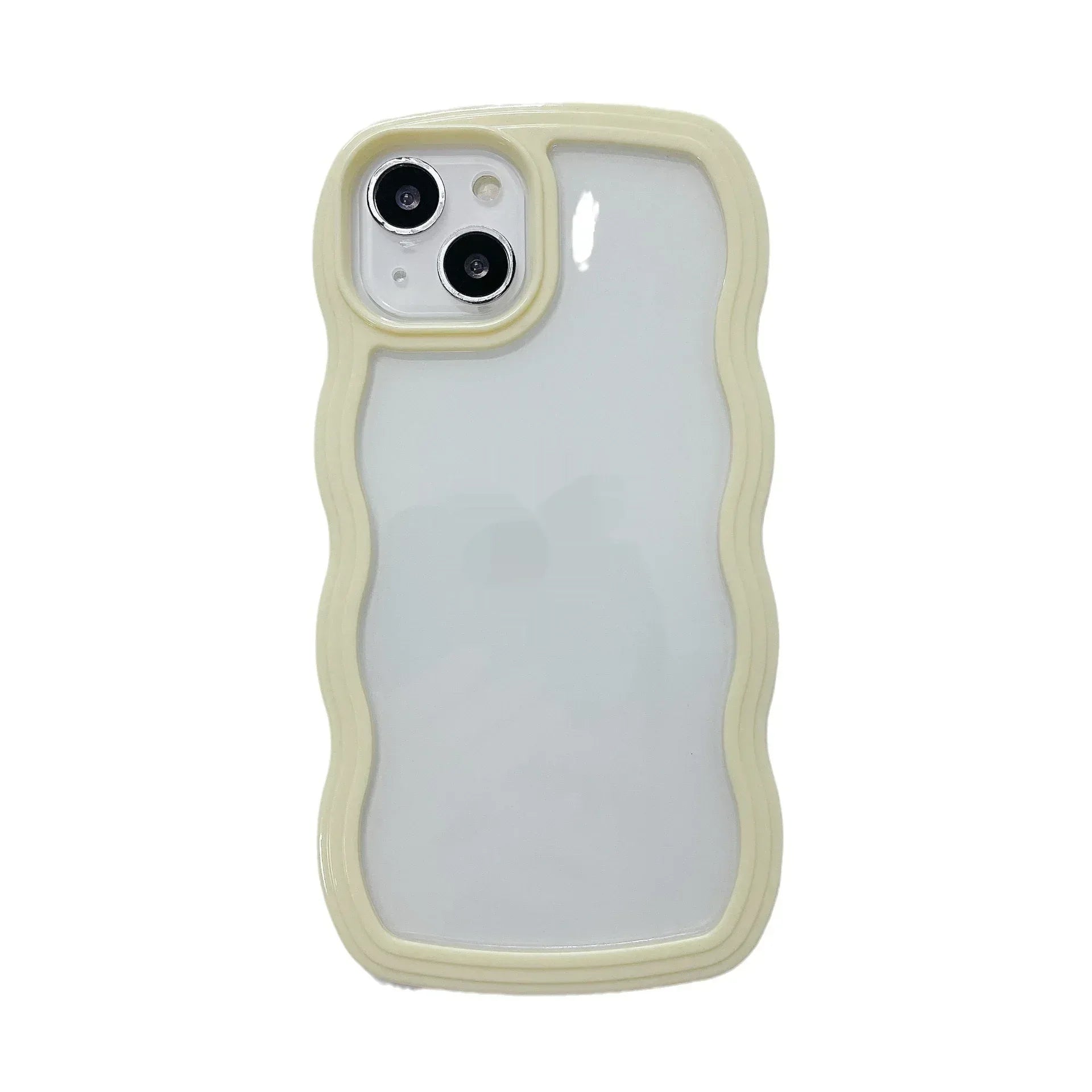 Candy-colored Border Two-in-one Wave iPhone Case - Viexta