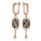 Hollow Pattern Heart-shaped Earrings
