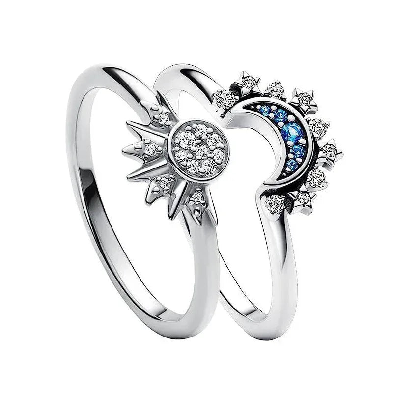 Couple Rhinestones Ring - Viexta