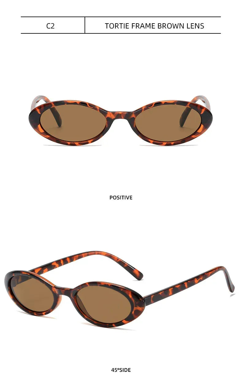 retro-water-drop-oval-frame-personalized-glasses - Viexta