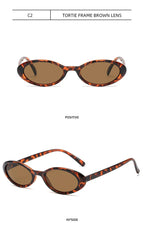 retro-water-drop-oval-frame-personalized-glasses - Viexta