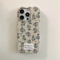 fashion-small-flower-flannel-iphone-case - Viexta