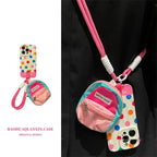 Polka Dot Bookbag iPhone Case - Viexta