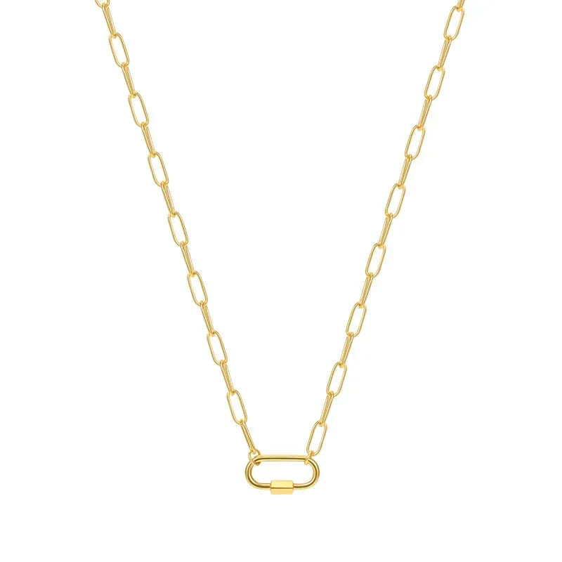 Buckle Titanium Steel Necklace - Viexta