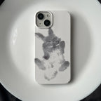 Rabbit Chinese Ink Ins Art Film iPhone Case - Viexta