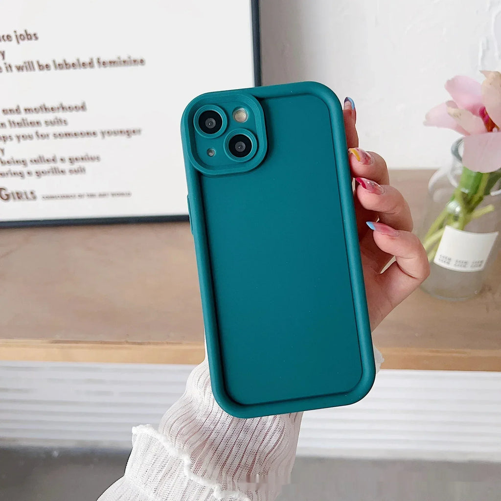 solid-color-frosted-redmi-phone-case - Viexta