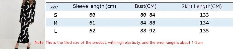 Long Sleeve Women's Knitted Foreign Trade Sweater Long Dress - Viexta