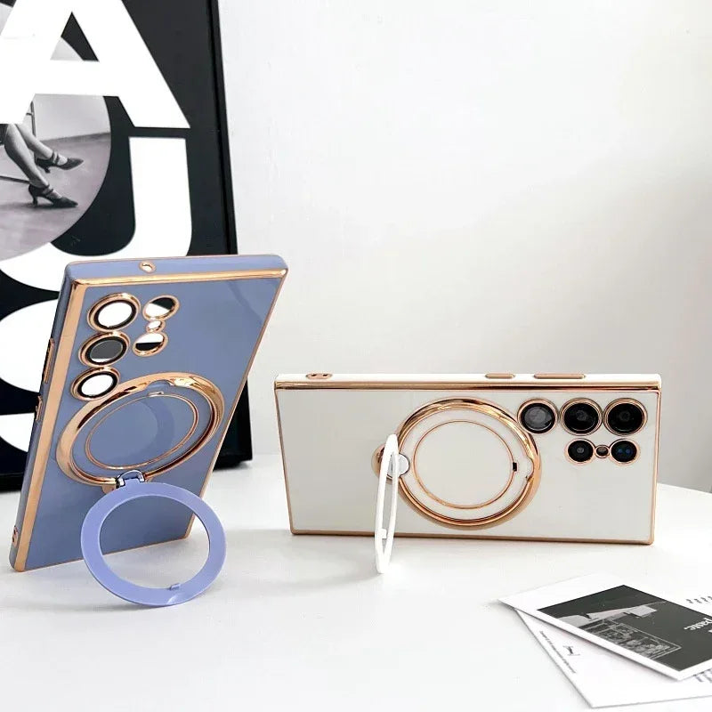 Magnetic Rotating Protective iPhone Case - Viexta