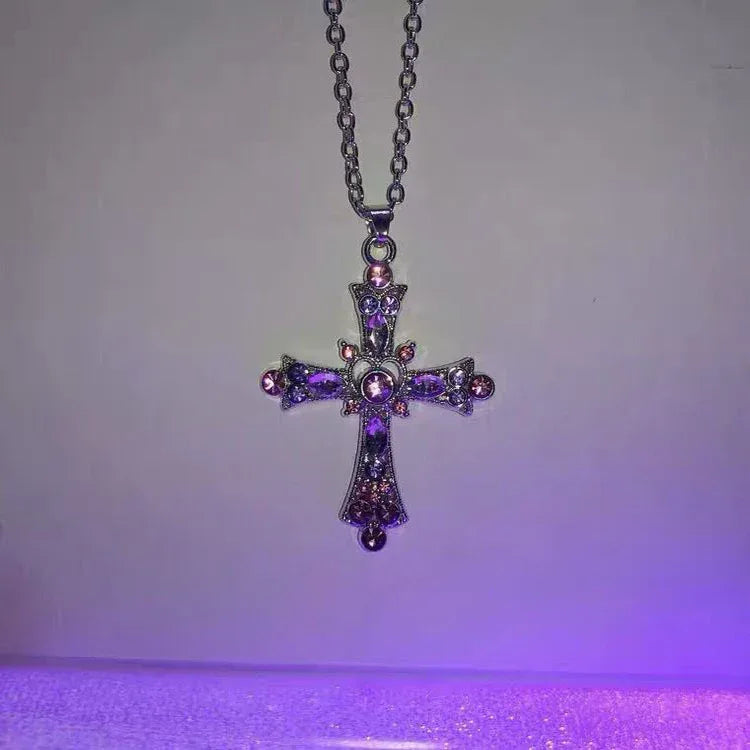 Bohemian Colorful Cross Stainless Steel Chain - Viexta