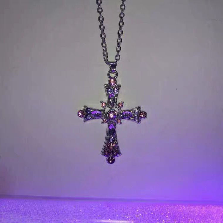 Bohemian Colorful Cross Stainless Steel Chain