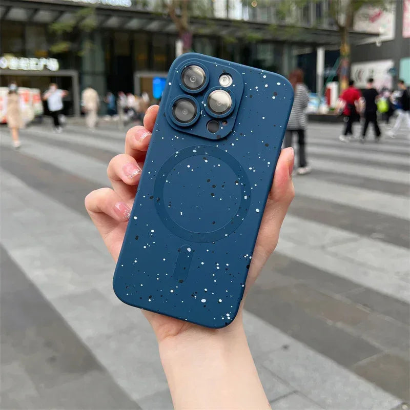 Magnetic Suction Frosted Anti-fingerprint iPhone Case - Viexta