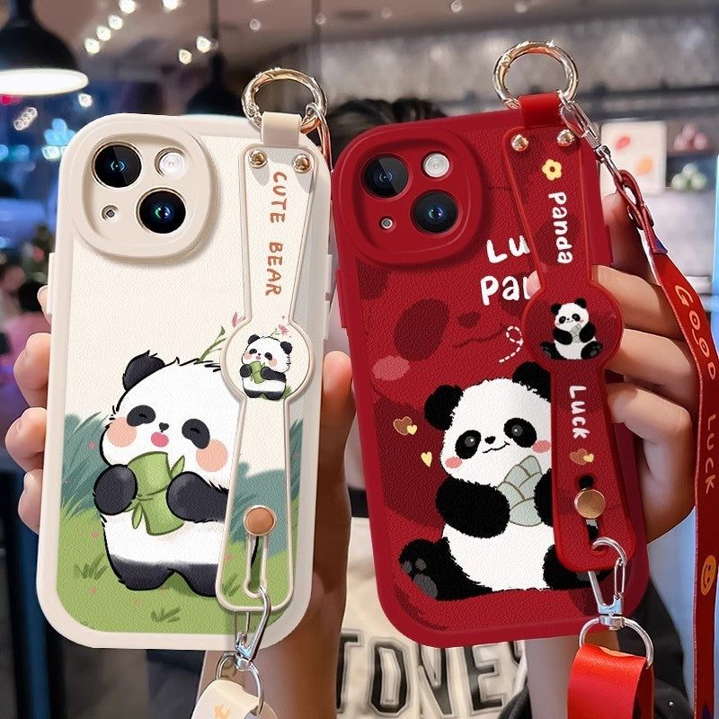 Backable Lambskin Drop-resistant iPhone Cover