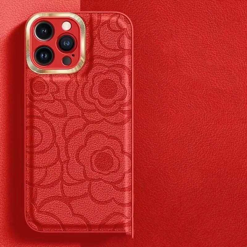 camellia-all-inclusive-drop-resistant-iphone-case - Viexta