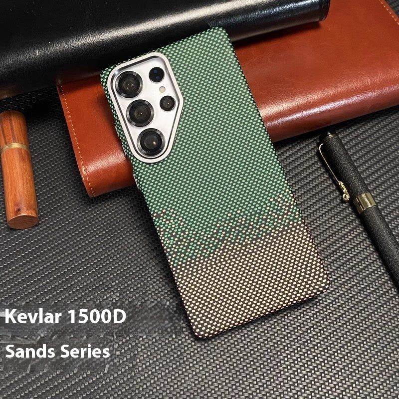 Carbon Fiber Pattern Kevlar Pattern Magnetic Suction Drop-resistant  Samsung case