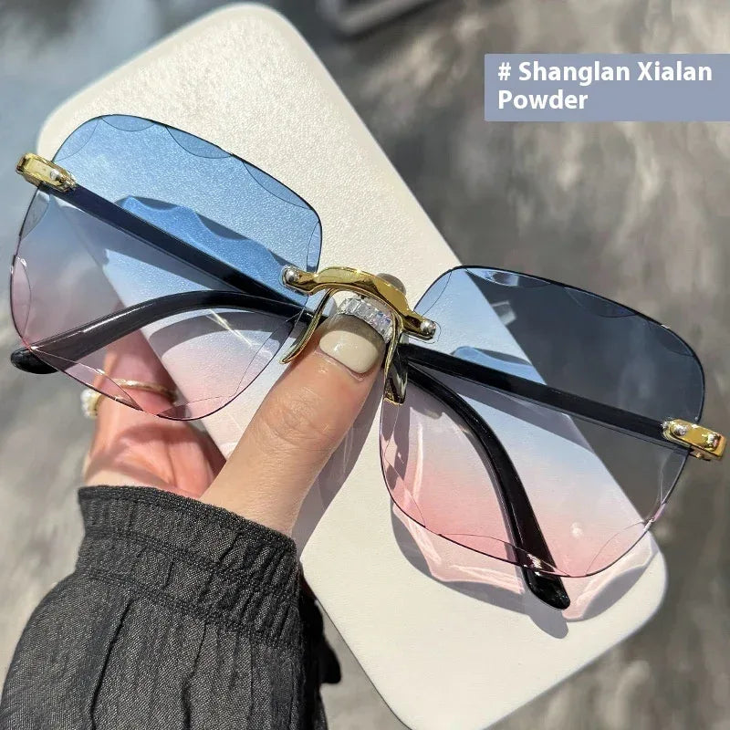 frameless-trimming-internet-famous-sunglasses - Viexta