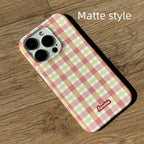 Original Plain Plaid iPhone Case