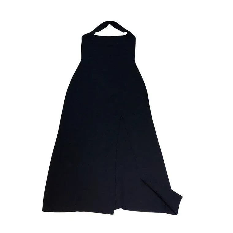 Backless Strap Split Dress - Viexta
