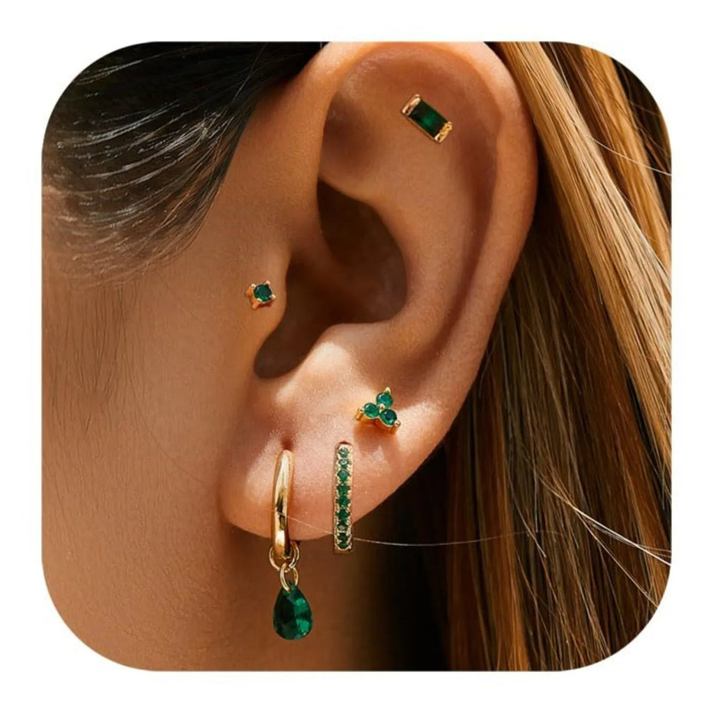4piece Helix Earring Set - Viexta