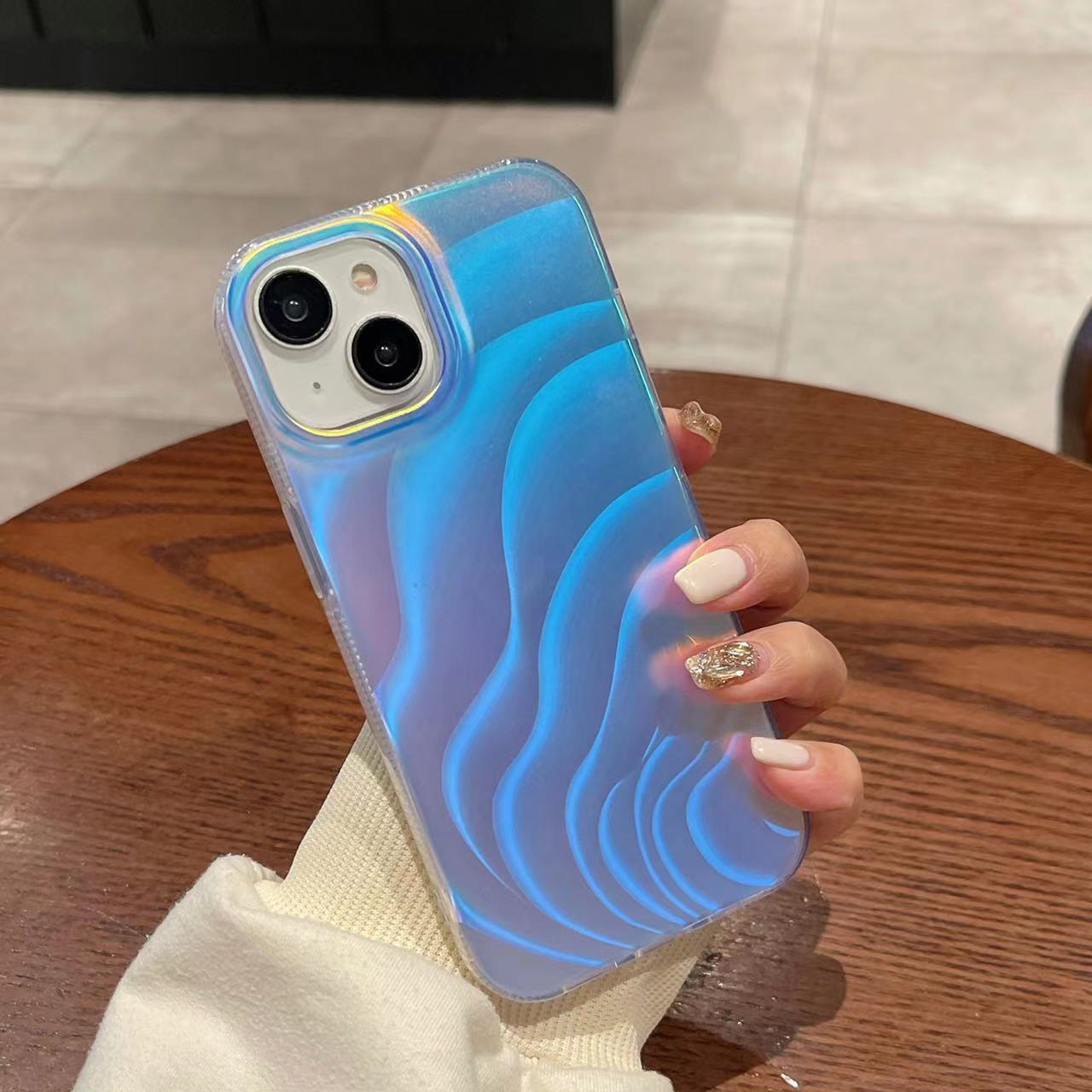 Aurora Wave Laser iPhone Case