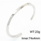 Square Twisted Stainless Steel Bracelet