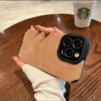 Korean Style Suede Drop-resistant iPhone Case - Viexta