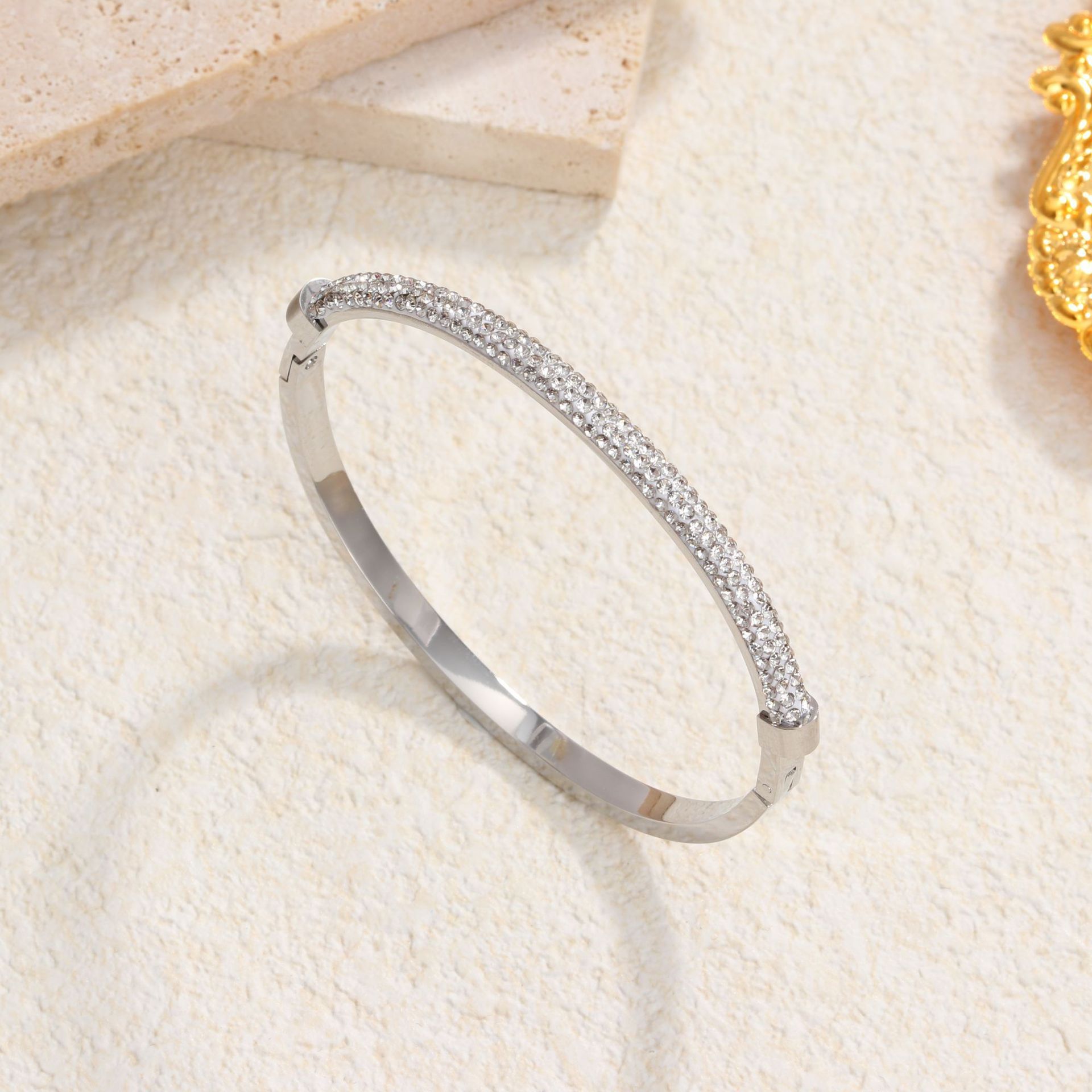 Diamond Light Luxury Starry Titanium Steel Bracelet