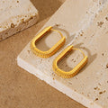 18K U-shaped Hoops - Viexta