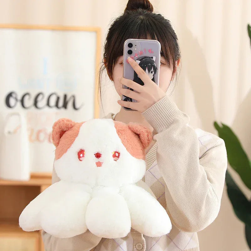 Jellyfish Cat Doll Cute Octopus Kitten Plush Toy - Viexta