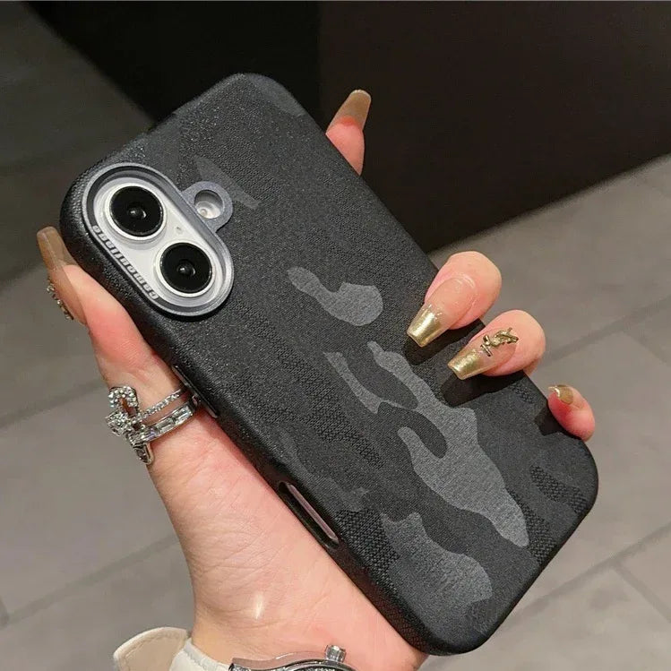 camouflage-leather-iphone-protective-cover - Viexta