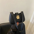 Crossbody Shoulder Solid Color Casual Square Bag - Viexta