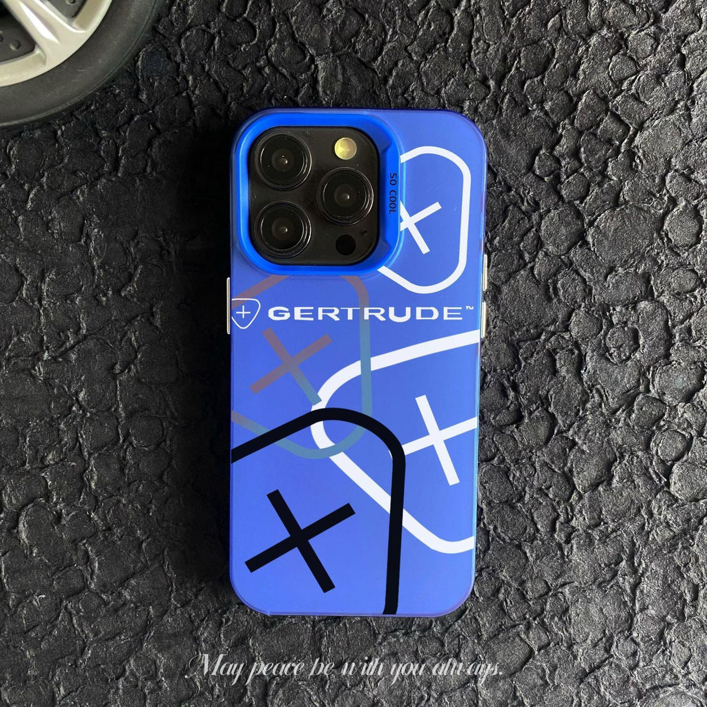 Color Silver Pattern Silicone iPhone Case - Viexta