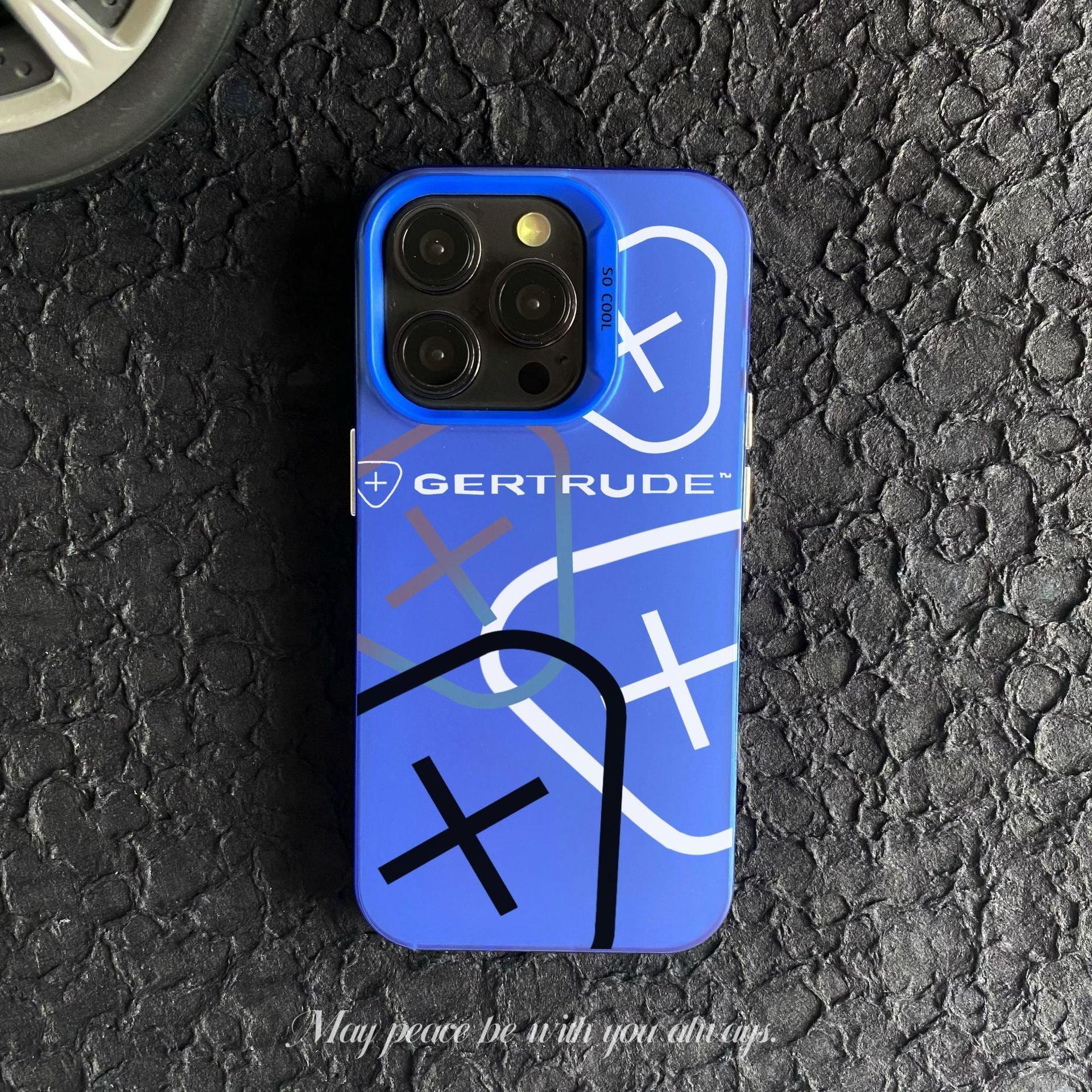 Color Silver Pattern Silicone iPhone Case - Viexta