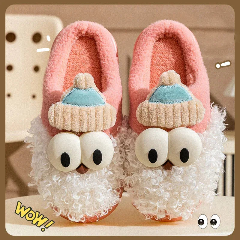 Cartoon Bearded Santa Claus Slippers - Viexta