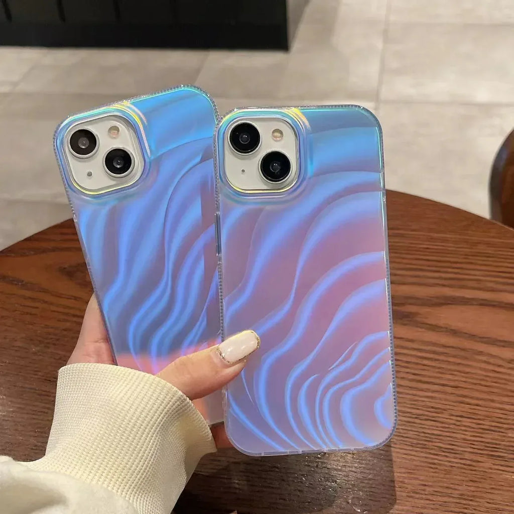 Aurora Wave Laser iPhone Case - Viexta