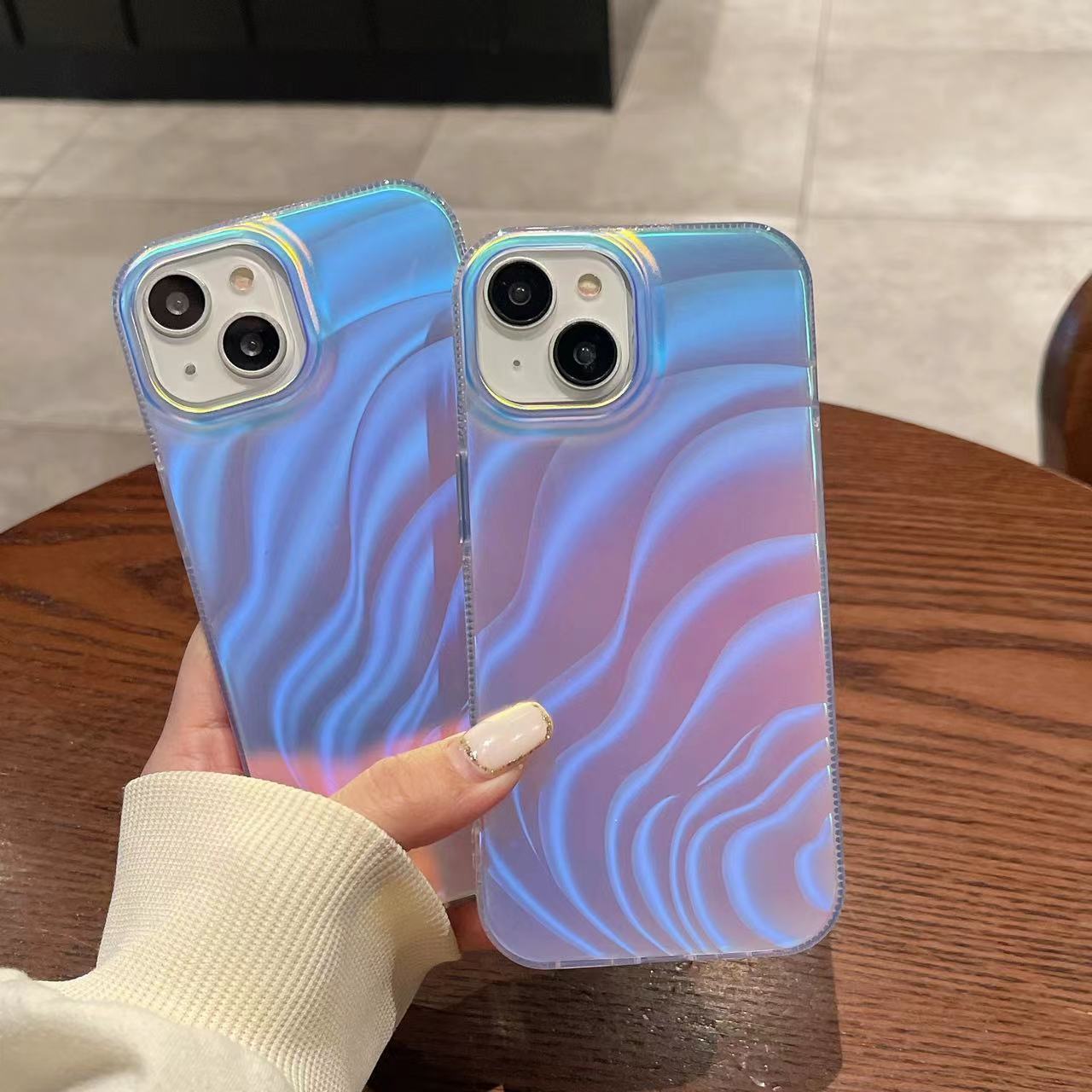 Aurora Wave Laser iPhone Case