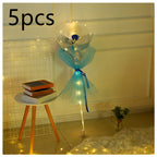 LED Luminous Balloon Rose Bouquet