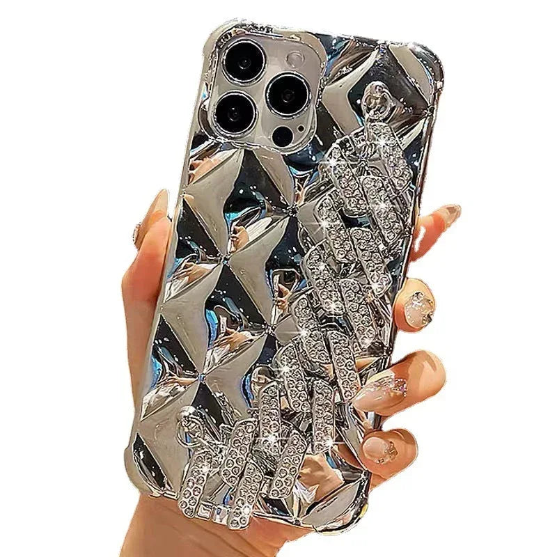 Rhinestone Braceleted iPhone Case - Viexta