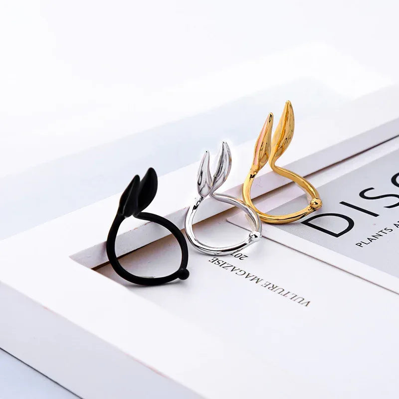 enamel-drop-oil-girl-heart-rabbit-ear-ring - Viexta