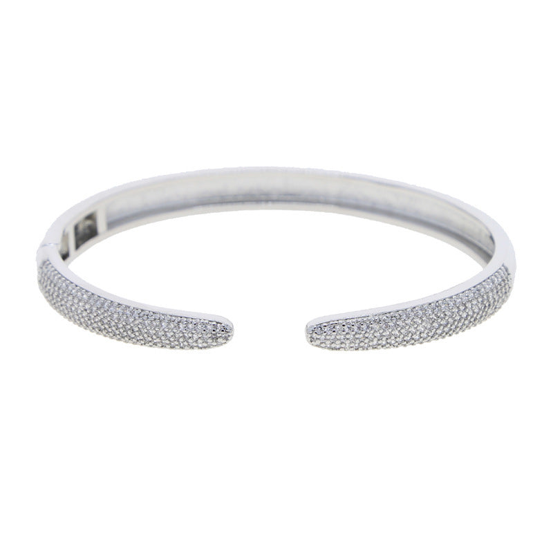 Inlaid Zircon European Bracelet