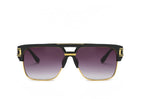Retro Colorful Reflective Sunglasses