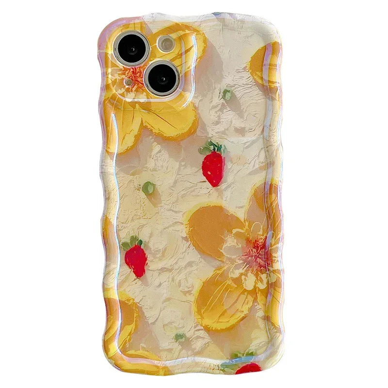 Blue Light Oil Painting iPhone Case - Viexta