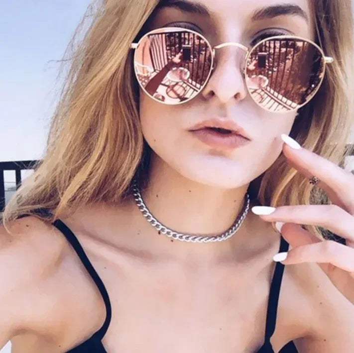 Women Retro Sunglasses - Viexta