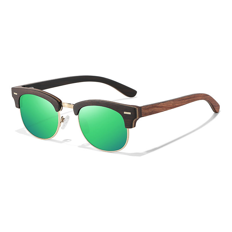 Semi-rimless Men's And Women's Polarized Sunglasses UV400