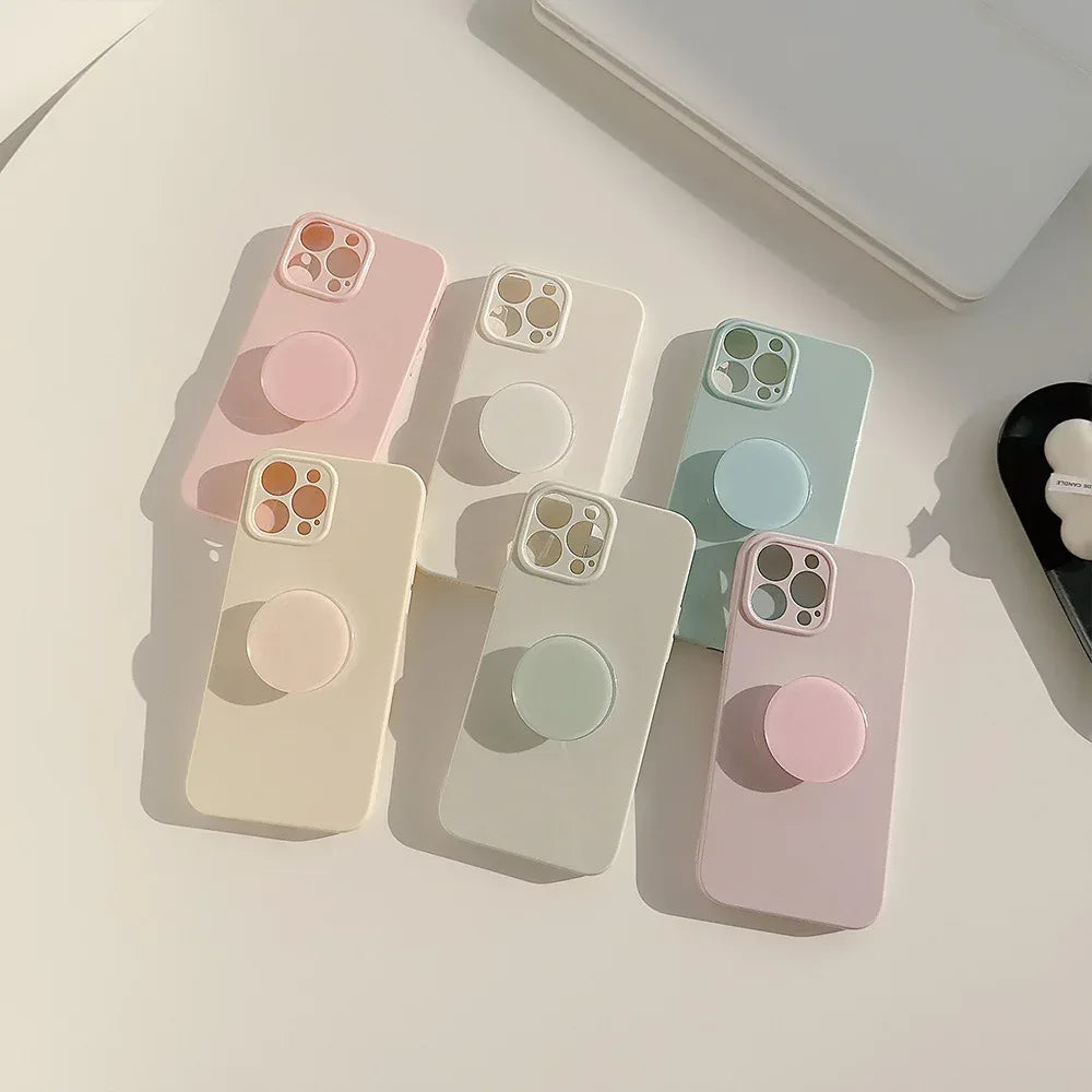 solid-color-bracket-iphone-case - Viexta